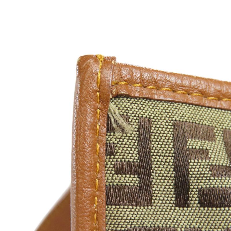 Fendi Zucca Pattern Handbag Canvas Women