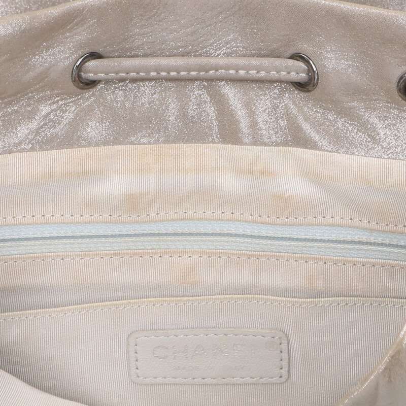 Chanel Chevron Matelasse Lambskin Backpack Women