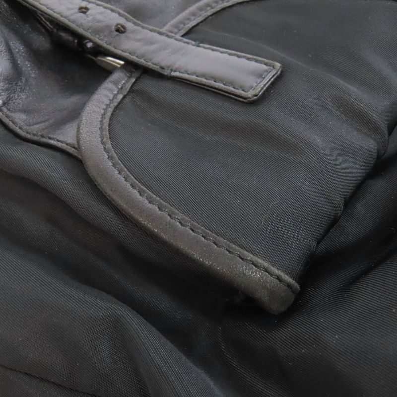 Prada Logo Hardware Backpack Daypack Nylon Women