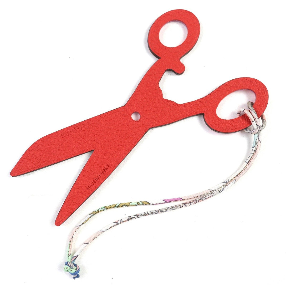 Hermes Petit Ache Leather Scissors Scissor Bag Charm Pink Red Box — view 3