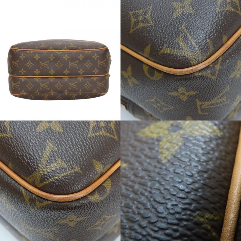 Louis Vuitton Shoulder Bag Reporter PM M45254 Monogram Nubuck Brown Crossbody