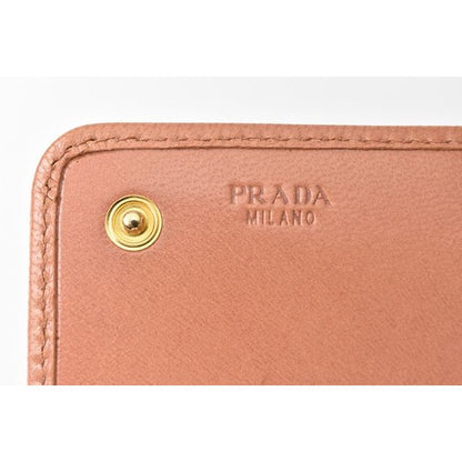 Prada Long Wallet Shoulder 1 M1437 Rose — view 7