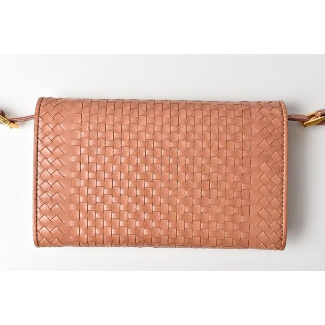Prada Long Wallet Shoulder 1 M1437 Rose — view 9
