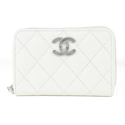 Chanel Coin Case White