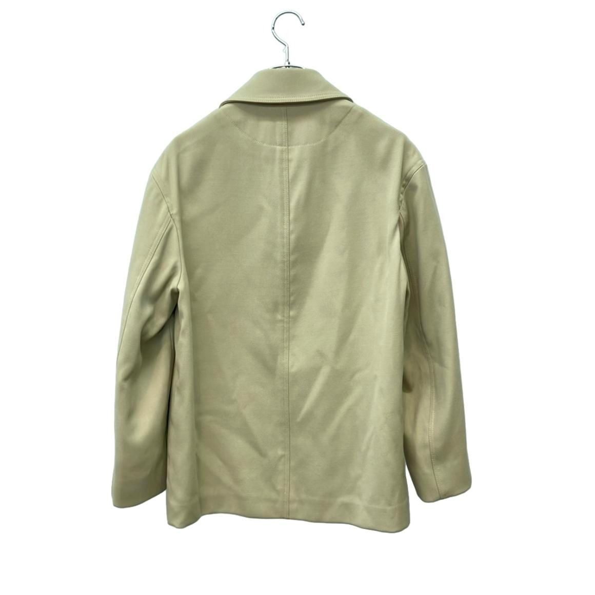 Loewe Jacket Combo Anagram Logo Leather Patch Wool Workwear 46 — view 2