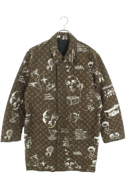 Louis Vuitton 23AW Rm232 YH0 Hpc70e Reversible Technical Cotton Monogram Coat
