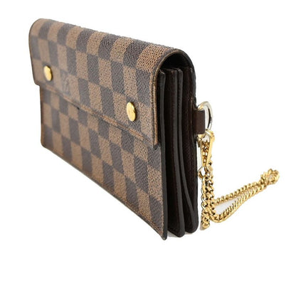 Louis Vuitton Long Wallet Damier Portefeuille Accordion Fold Wallet N60002