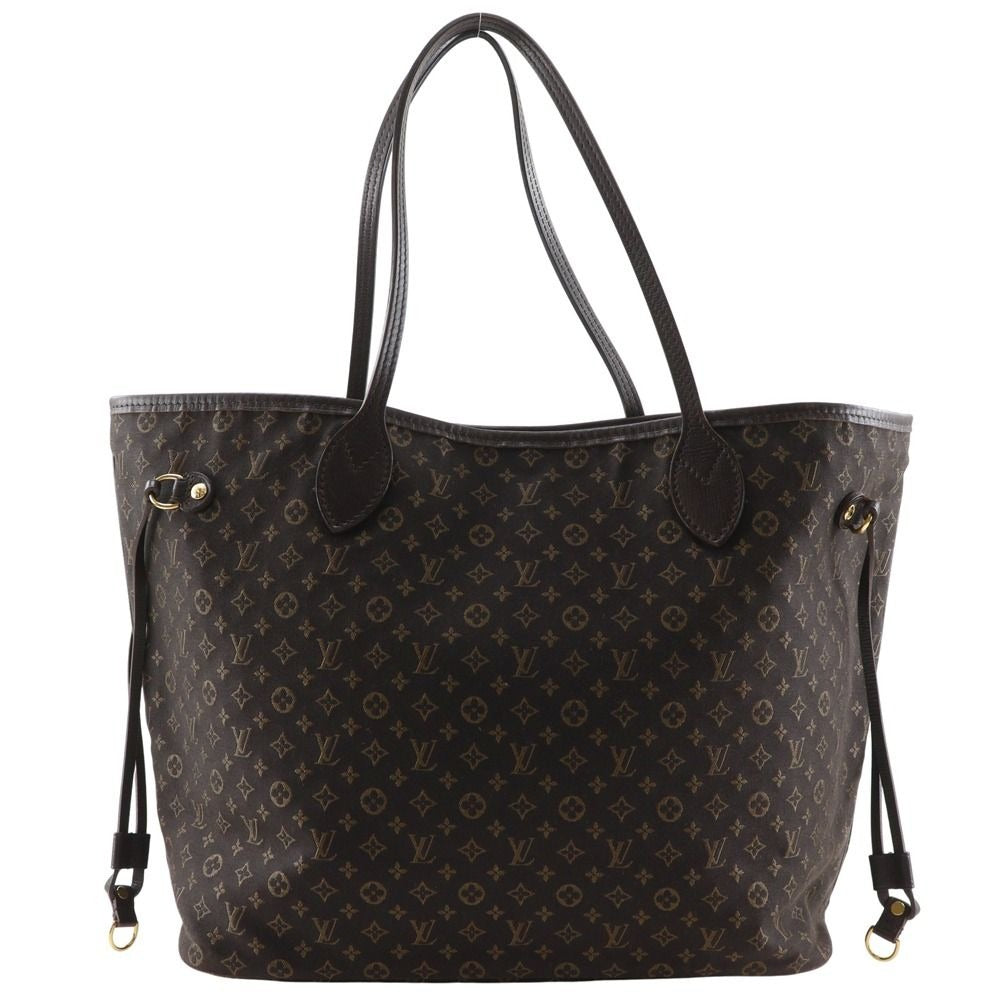Louis Vuitton Neverfull MM Monogram Idylle Cotton Nylon Fuzan Brown