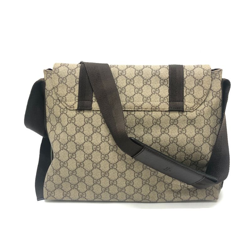 Gucci Shoulder Bag GG Stream 214397 Ggpvc/leather Brown