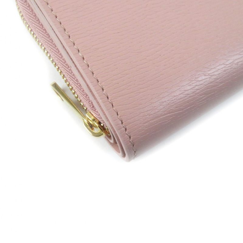 Gucci 772639 Script Mini Wallet With Logo Hardware Leather Bifold Wallet Light