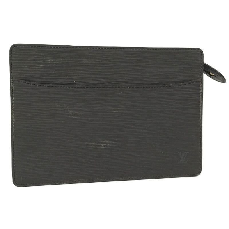 Louis Vuitton Clutch Bag Pochette Homme Epi Noir Black