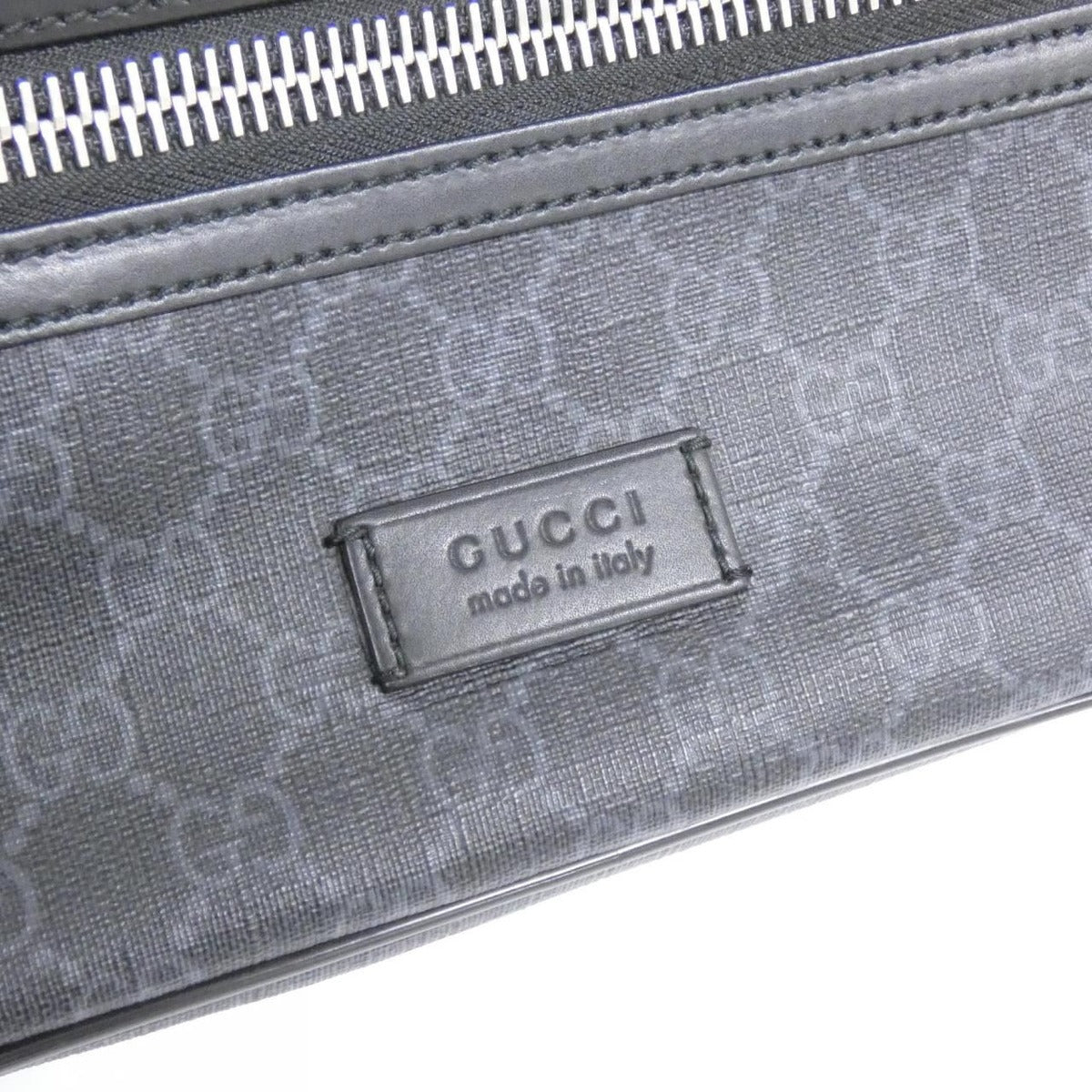 Gucci Waist Bag Canvas Black — view 4