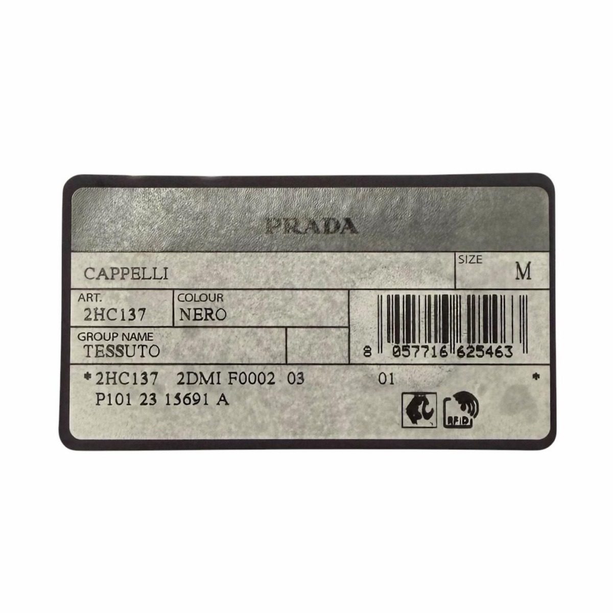 Prada Re-Nylon Leather Triangle Logo Bucket Hat Black — view 14