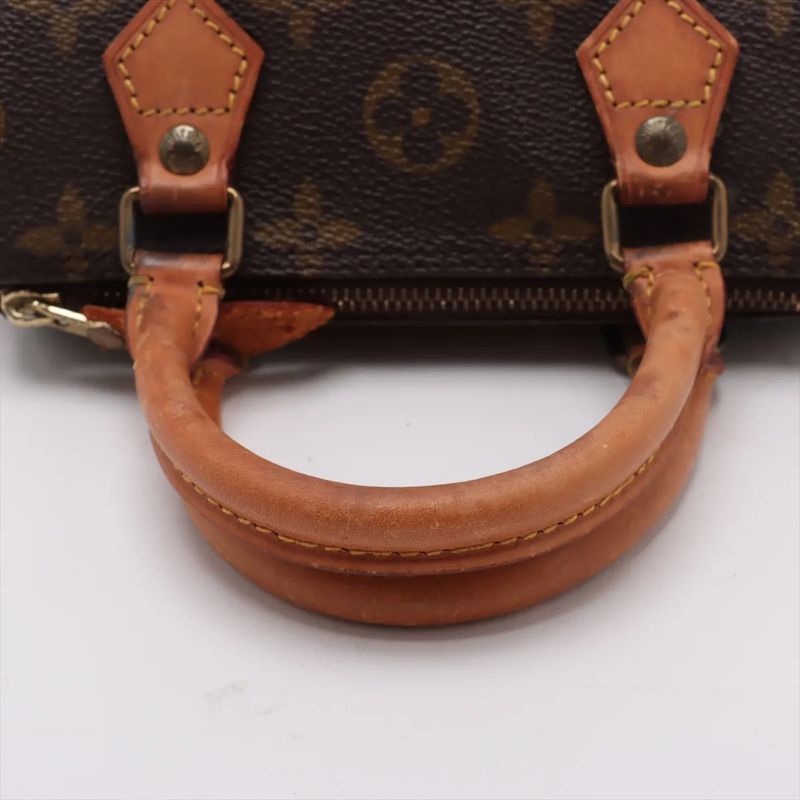 Louis Vuitton Monogram Mini Speedy M41534 Leather 2WAY Shoulder Bag Crossbody