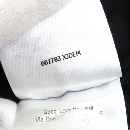 Gucci 661783 GG Embossed GG Logo Jersey Jacquard Zip Up Hoodie Oversized