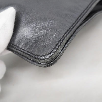 Chanel Shoulder Bag Lambskin Black Gold Hardware Women