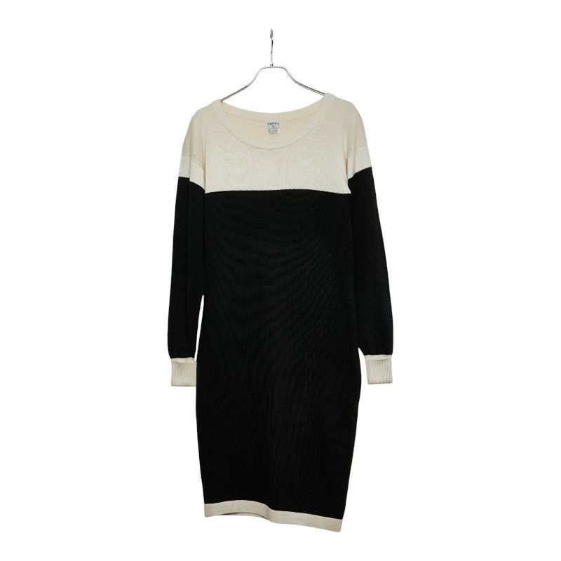 Chanel Dress Long Sleeves Size: 2 Black White Cotton Women's Chanel