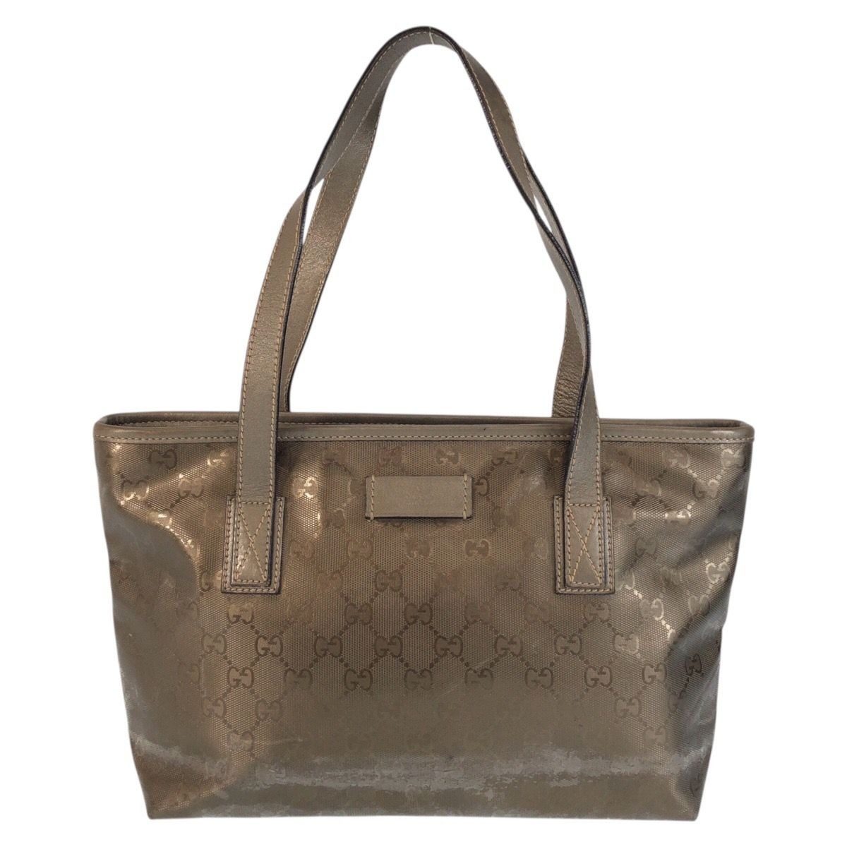 Gucci GG Supreme Brown Blanc Tote Shoulder Bag