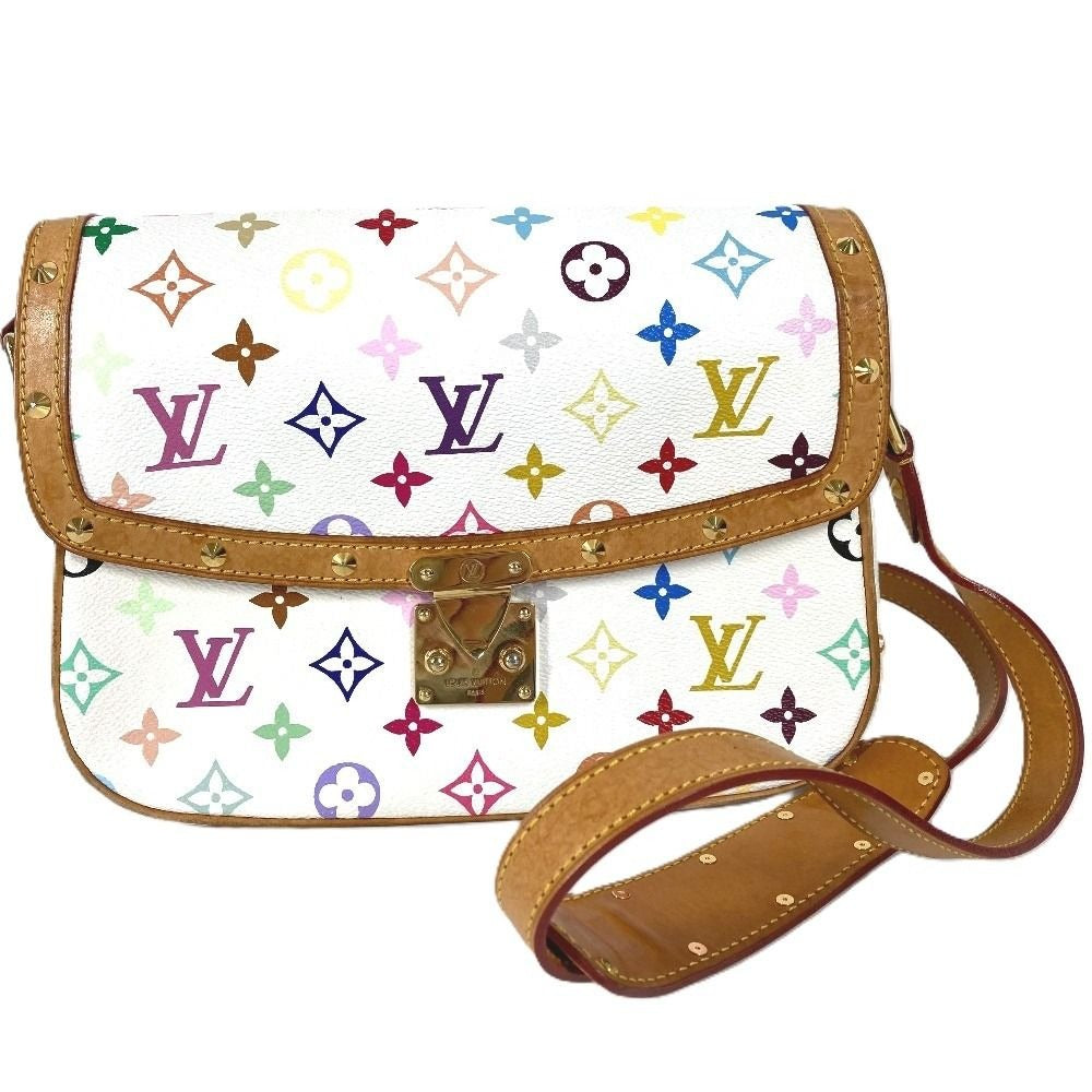 Louis Vuitton Shoulder Bag Sologne Monogram Multicolor Canvas Bronze