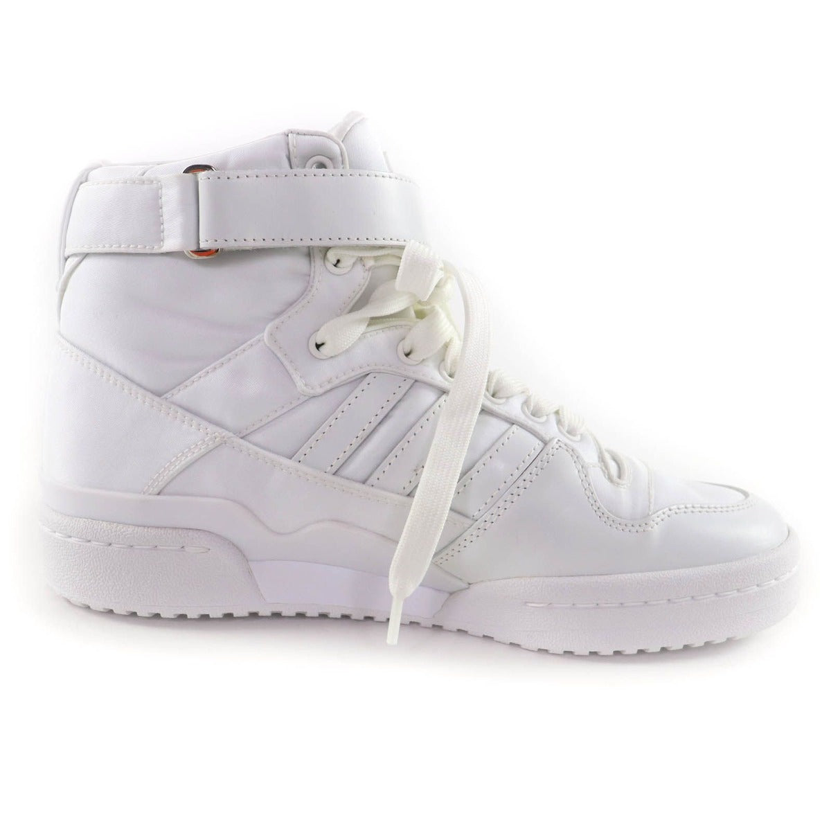 Prada Triangle Plate High Cut Sneakers with Re-Nylon Pouch White 24 — view 5