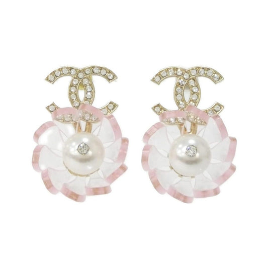 Chanel Earrings Pink