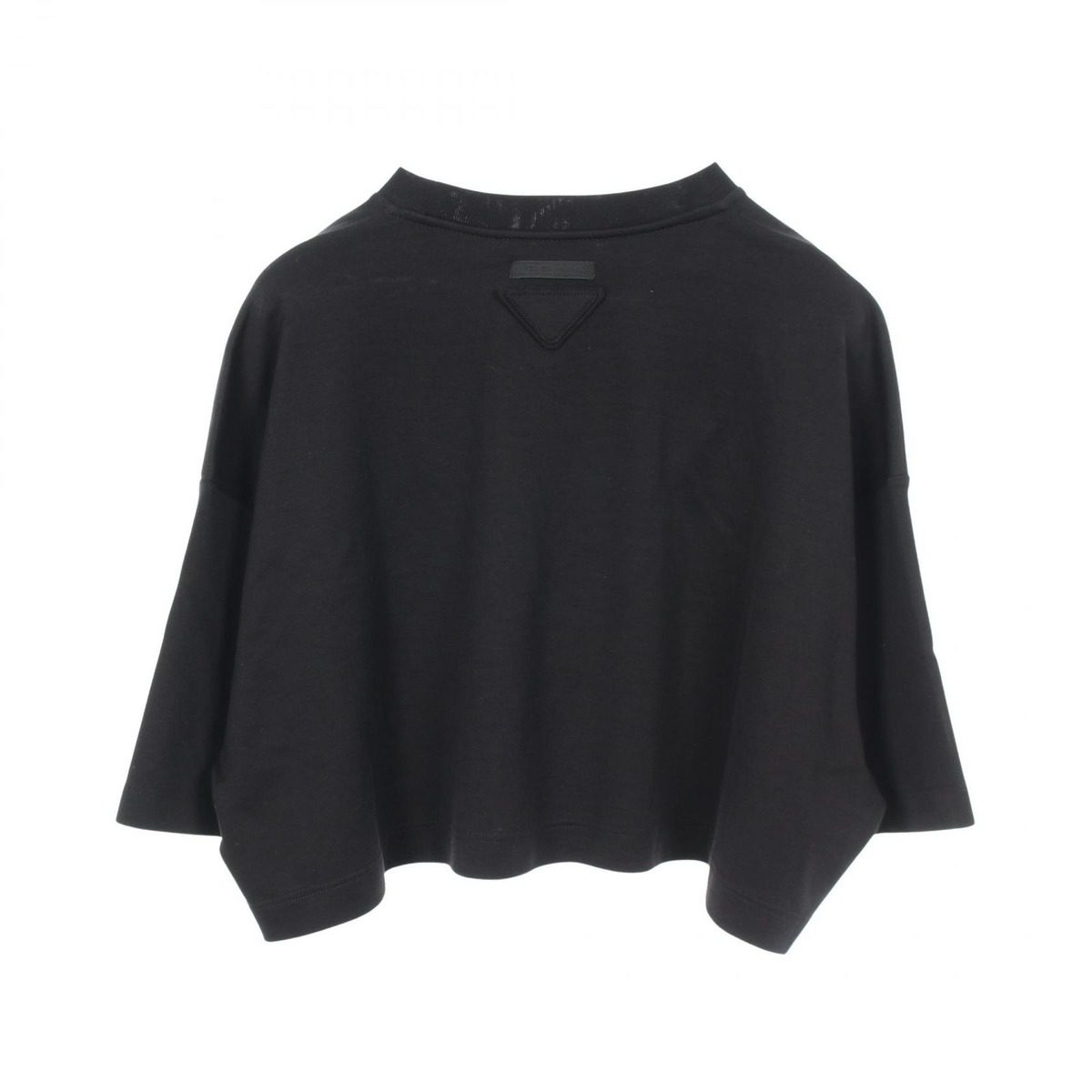 Prada Short Sleeve T-Shirt Cropped Length Cotton — view 2