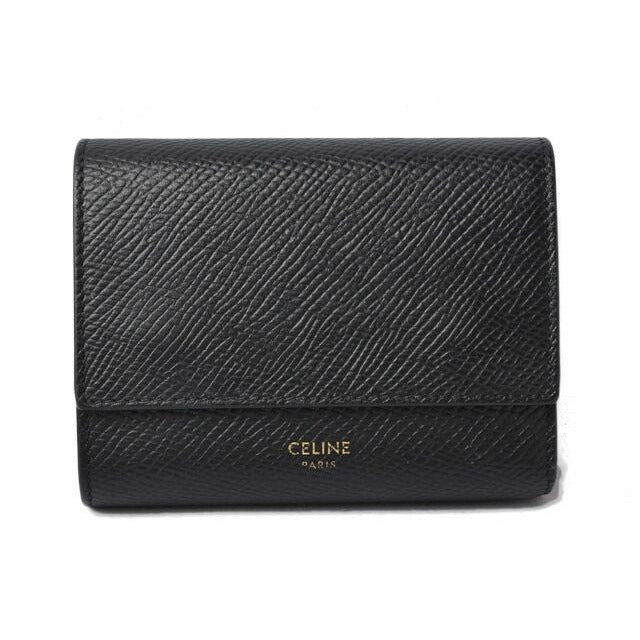 Celine Wallet Mini Trifold Black Small