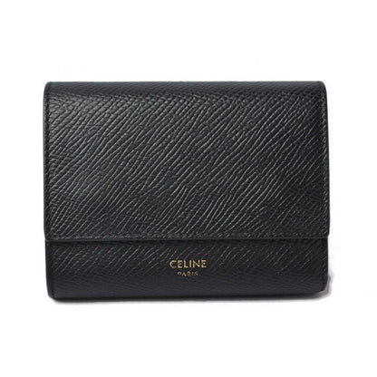 Celine Wallet Mini Trifold Black Small