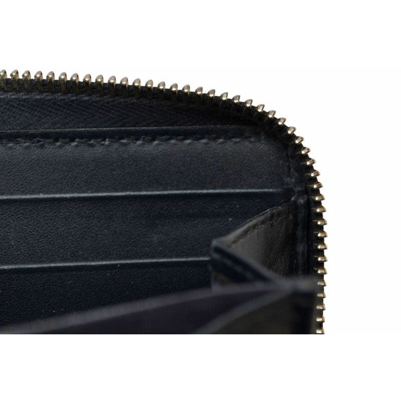 Gucci Wallet Long Round Zipper Webline Guccissima Dark Navy Red — view 13