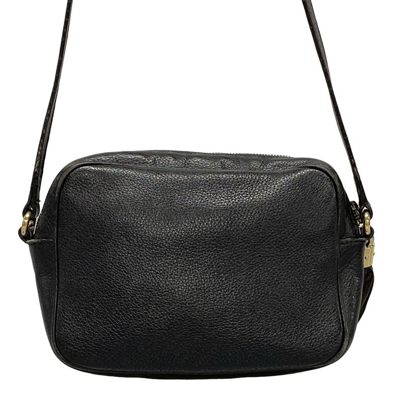 Gucci Shoulder Bag Soho 308364 Black Leather