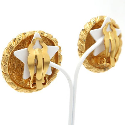 Chanel Earring Vintage GP Coco Mark Round Diameter Approx 3cm (1.18in) Pawnshop