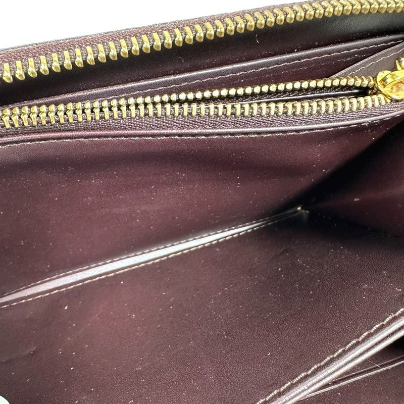 Louis Vuitton M93522 Vernis Round Zipper Zippy Wallet Long Wallet Louis Vuitton