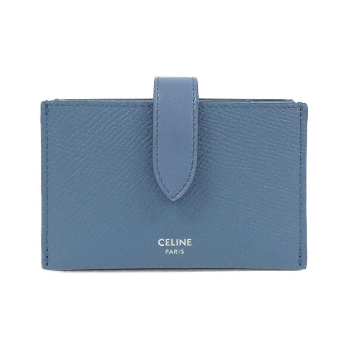 Celine Accordion Card Holder Case Slate Blue