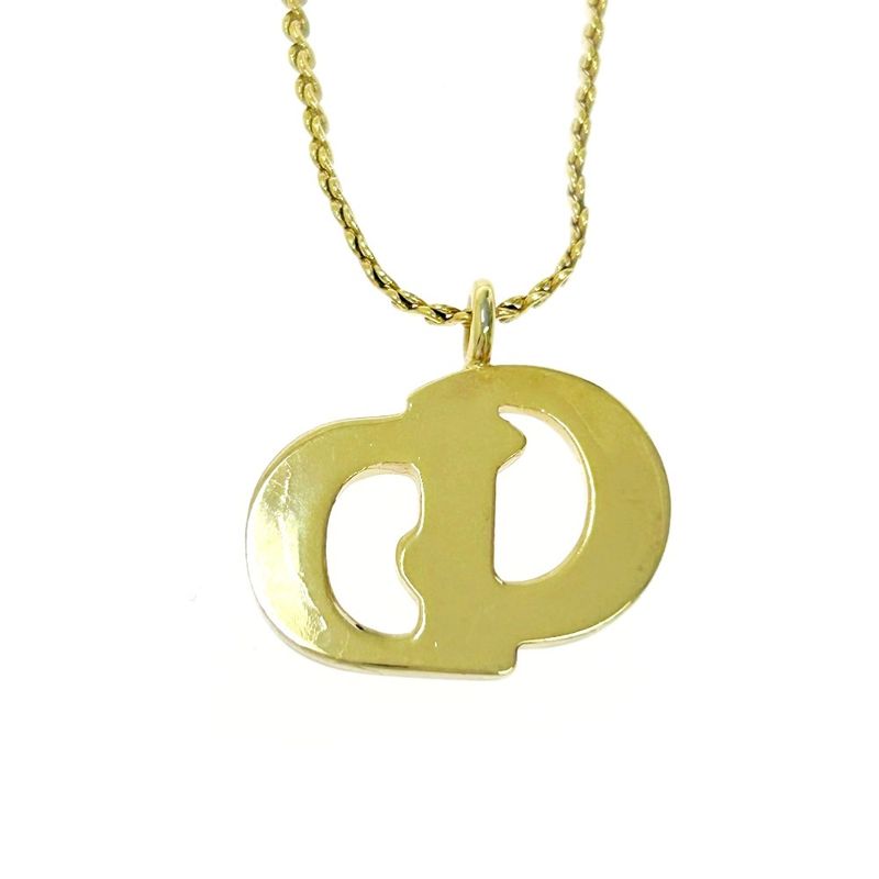 Christian Dior GP CD Logo Necklace Women's Gold 430310 Necklace