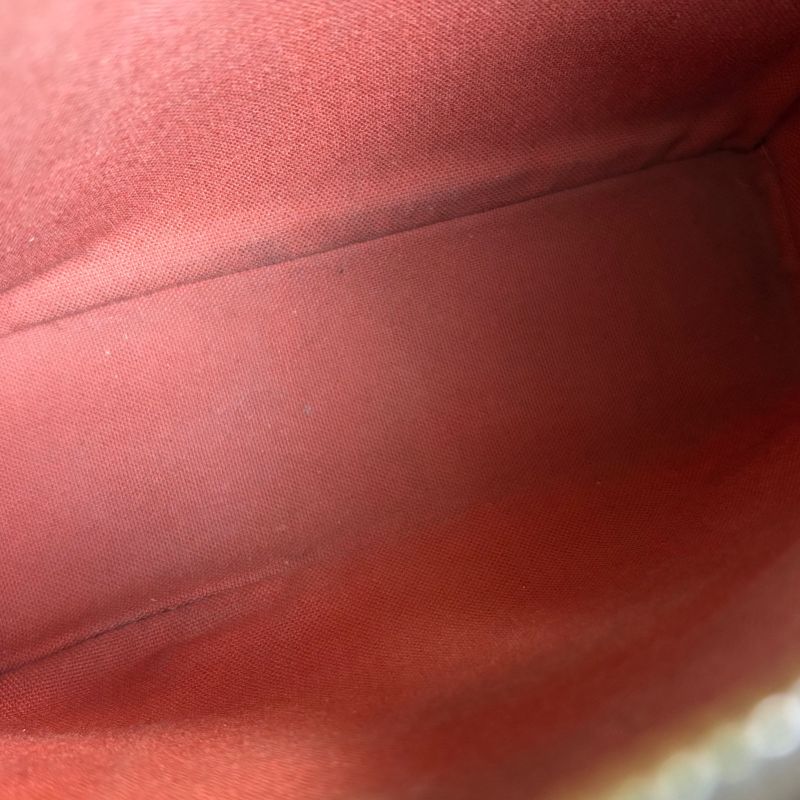 Louis Vuitton Shoulder Bag Olaf PM Damier Leather Ebène Brown Crossbody Bag