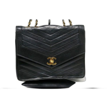 Chanel Stitch Leather Chain Shoulder Bag