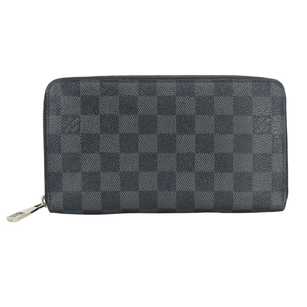 Louis Vuitton Long Wallet Zippy Organizer Damier Graphite
