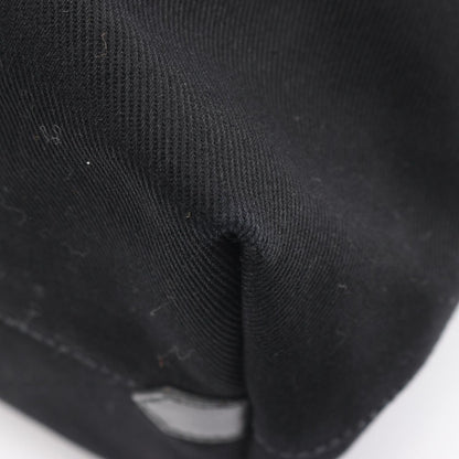 Prada Tote Drill Black Canvas Triangle Logo — view 5
