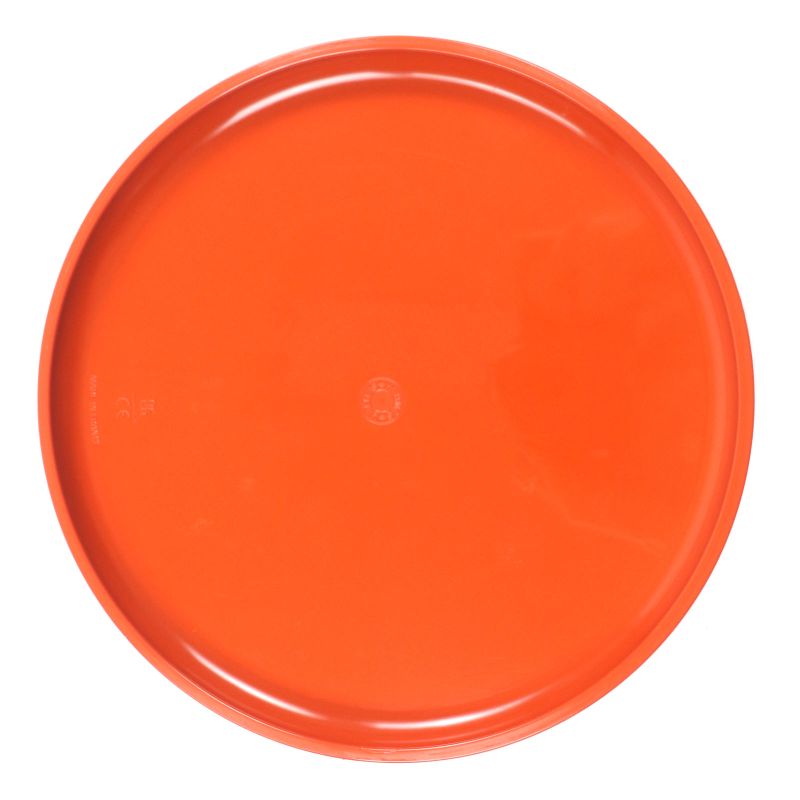 Hermes Uffe Plastic Serie Embossed Dog Frisbee Pet Toy Orange With Box And