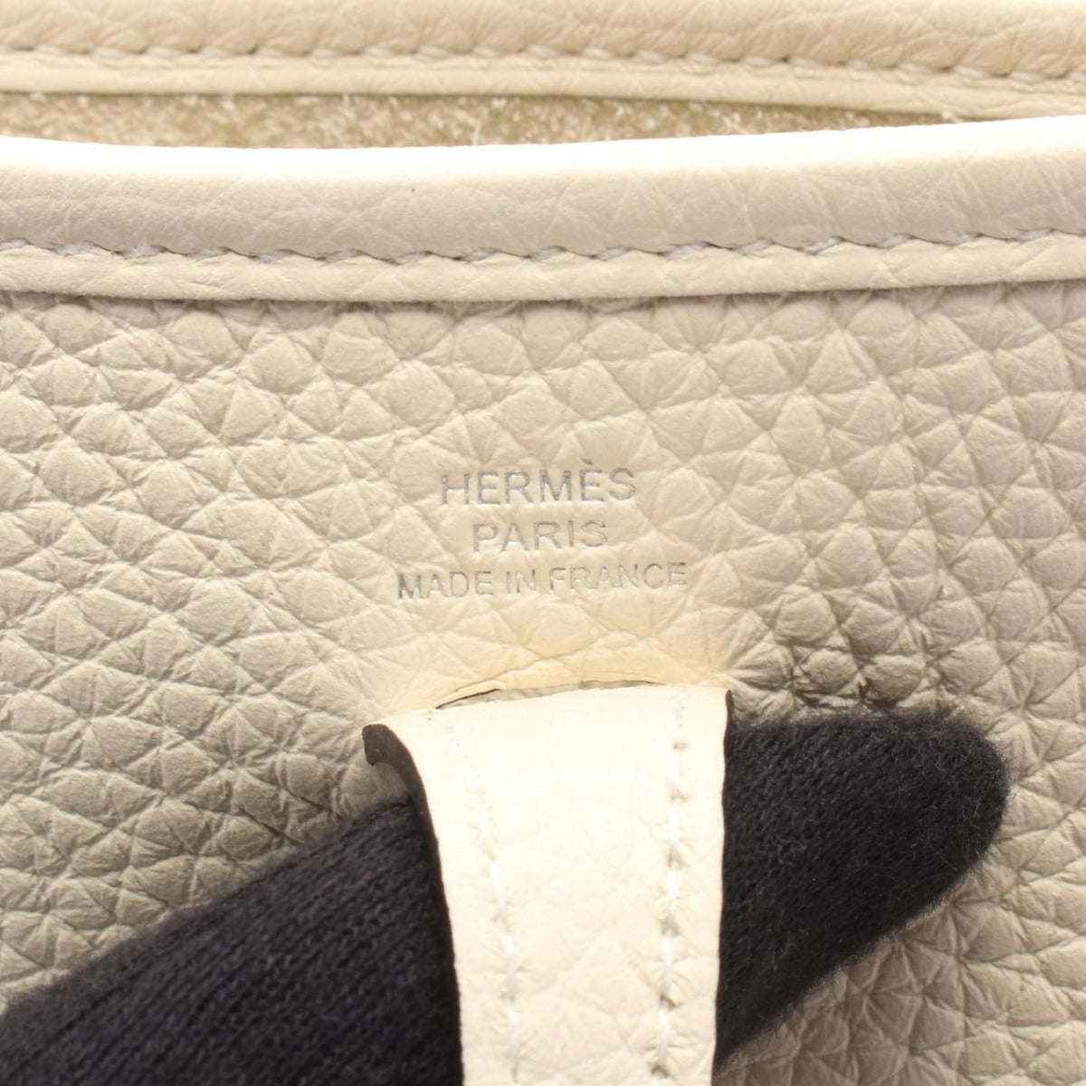 Hermes Shoulder Bag Evelyne TPM Cles Leather Amazon Ivory -mu — view 4