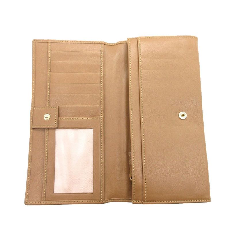 Bulgari Corole Long Wallet Leather Brown 0391 Bvlgari