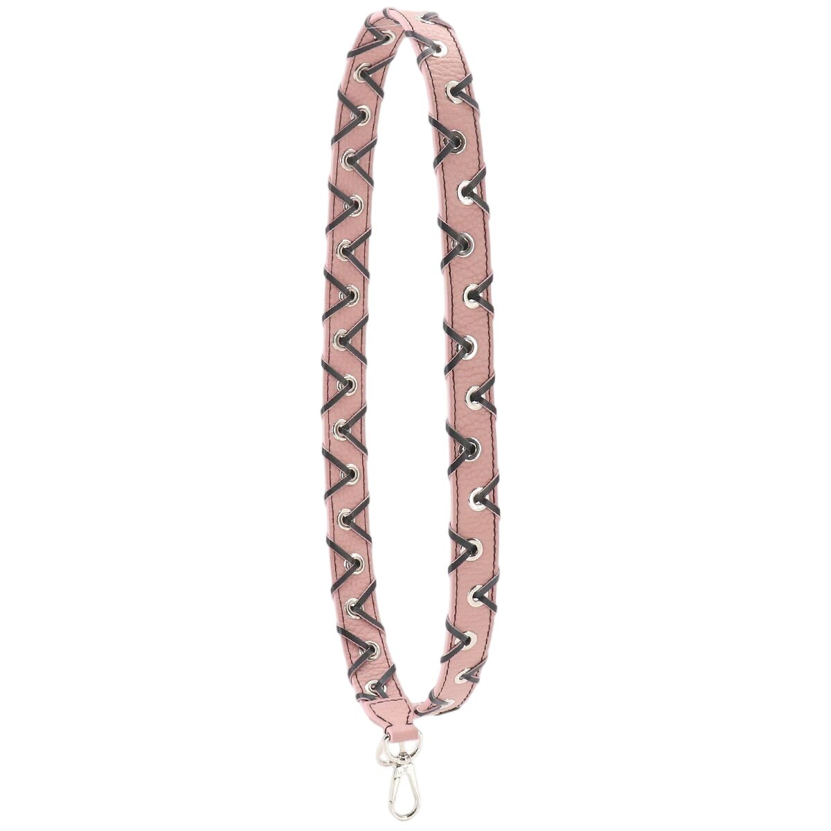 Louis Vuitton Shoulder Strap Leather Pink Silver suup