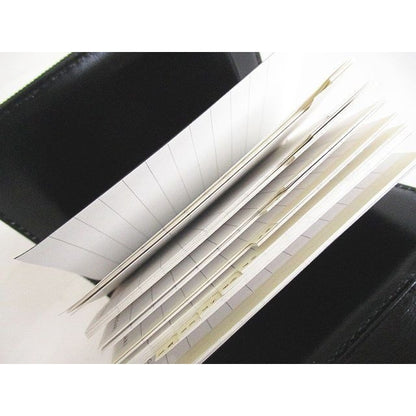 Bvlgari Notebook Cover Card Case Hook Closure Black — view 6