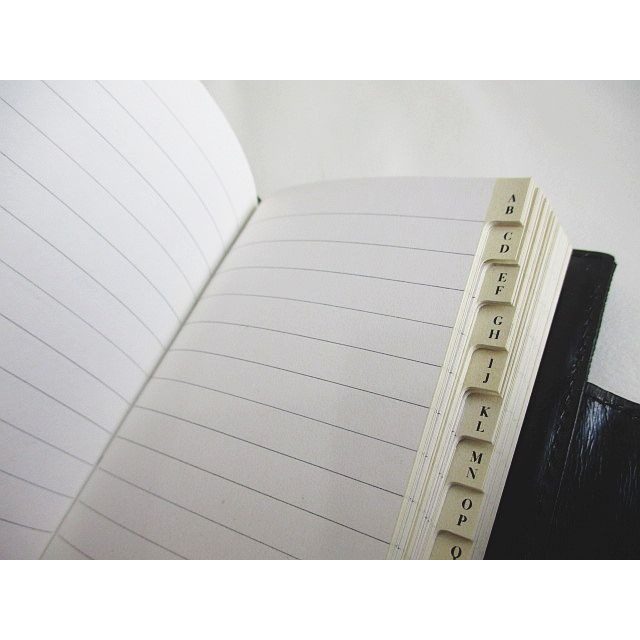 Bvlgari Notebook Cover Card Case Hook Closure Black — view 7