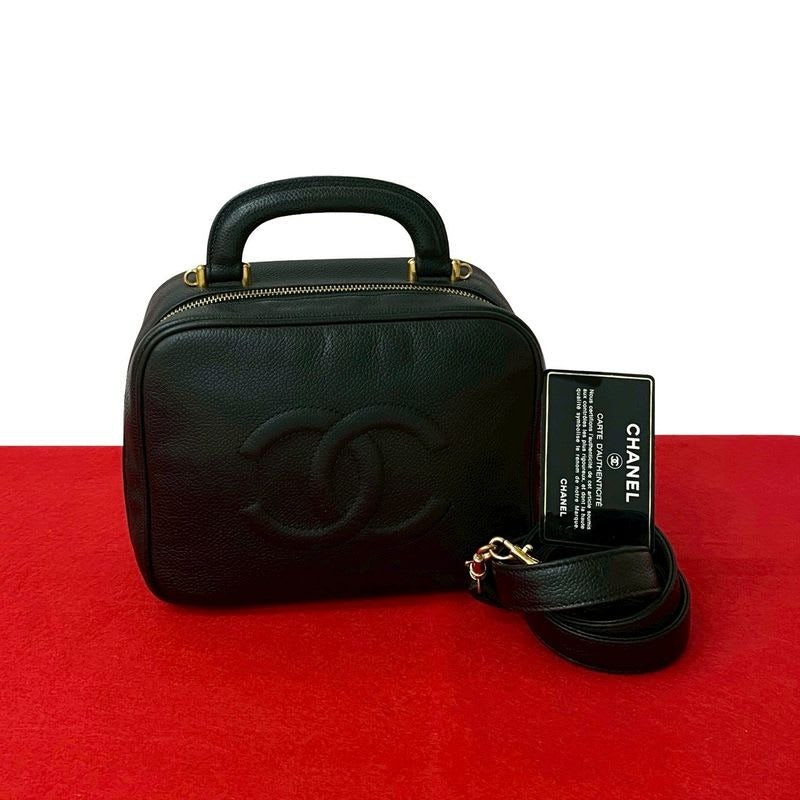 Chanel Chanel Matte Caviar Leather 2-Way Shoulder Bag