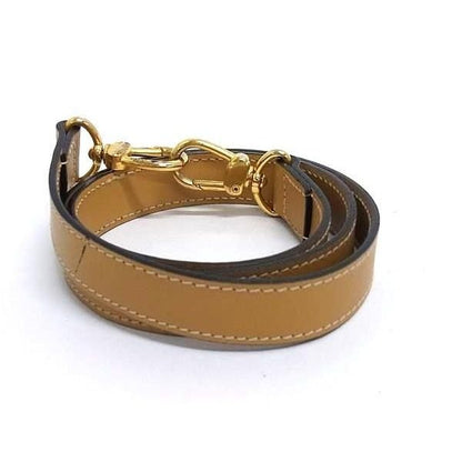 Fendi Leather Bag Crossbody Shoulder Strap Beige — view 2