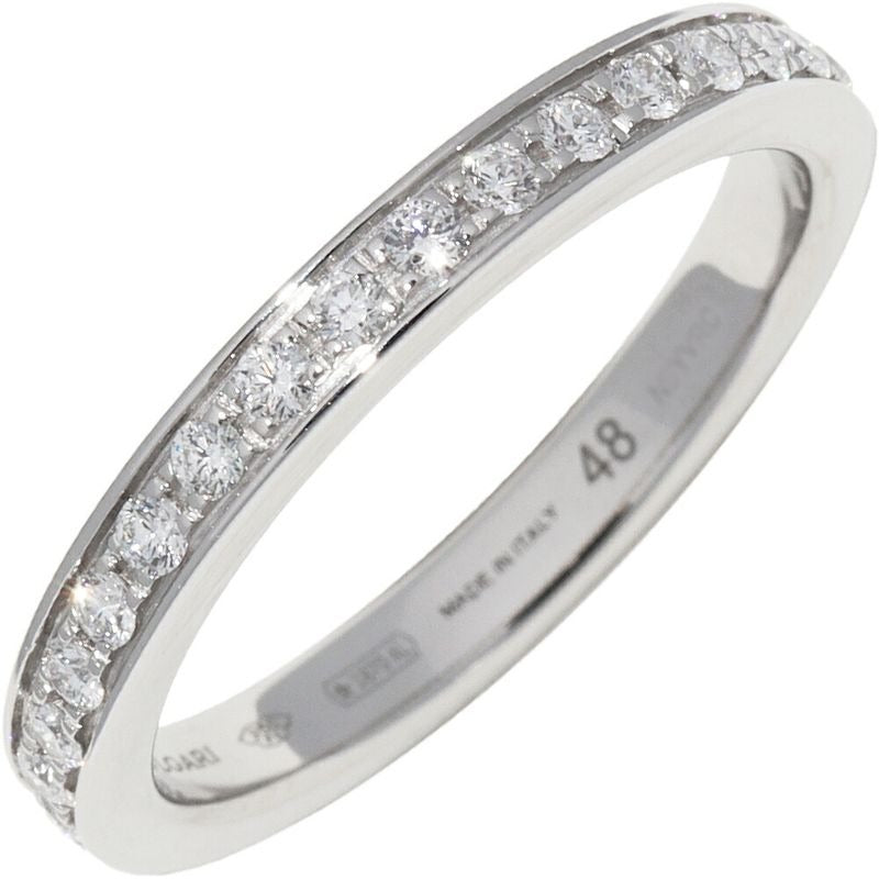 Bulgari Pt950 Diamond Dedicata A Venezia Wedding Ring Half
