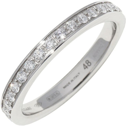 Bulgari Pt950 Diamond Dedicata A Venezia Wedding Ring Half