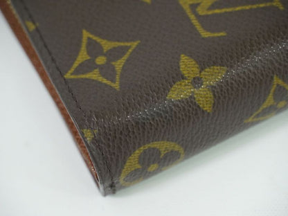 Authentic Louis Vuitton LV Compact Zip Monogram Fold Wallet Brown M61667