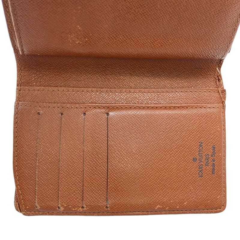 Louis Vuitton Portmonnaie Vieux Viennois Monogram Wallet with Clasp Ca1919